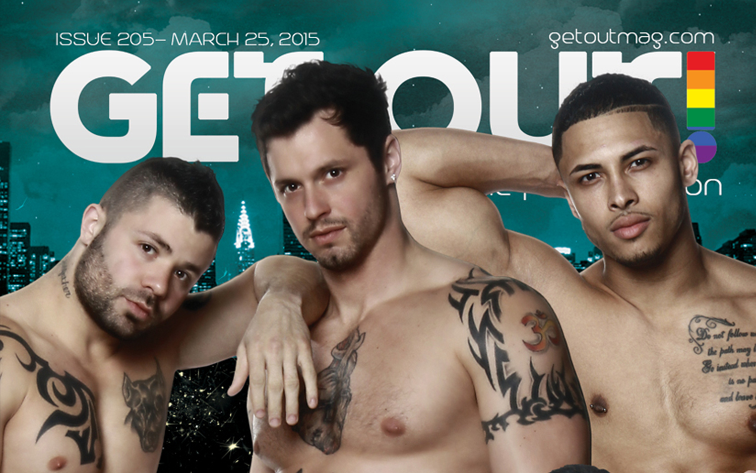  Get Out! GAY Magazine – Issue 205 – March 25 | BUFFBOYZZ