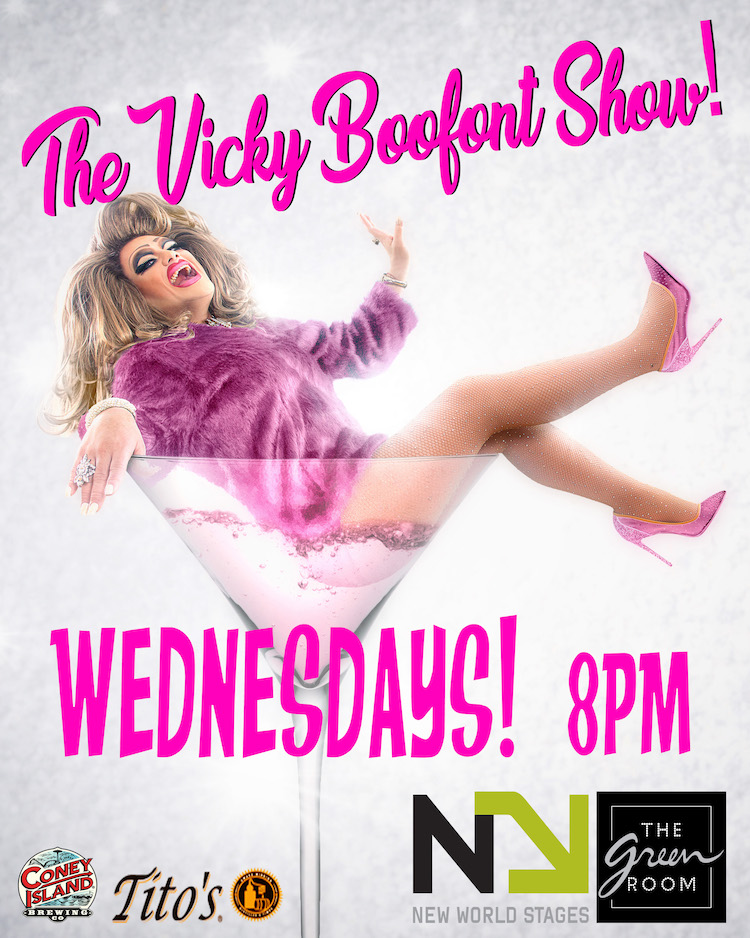  The Vicky Boofont Show! Starring VICKY BOOFONT – She acts… she sings… she drinks!